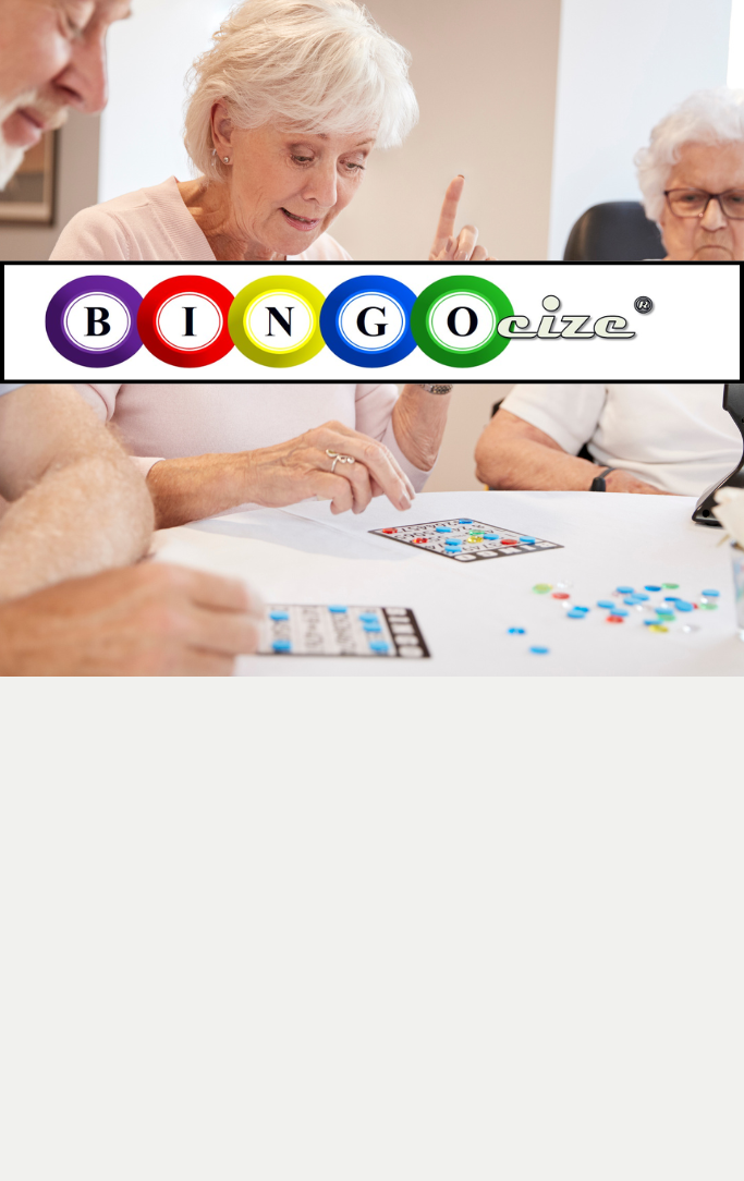 adults playing Bingo