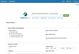 Regional Business News | EBSCOhost