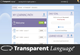 Transparent Language Online