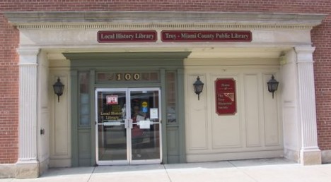 Front entrance of the Local History Library
