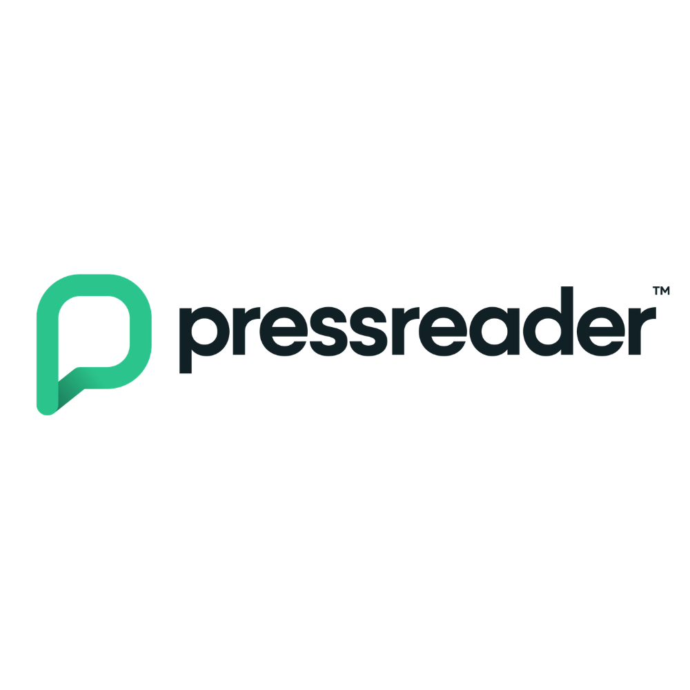 Green P with Pressreader name in black